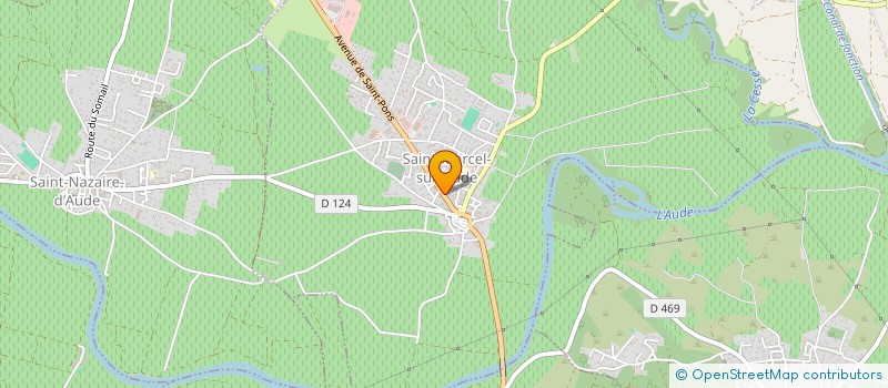 localisation de l'entreprise MONSIEUR FRANCOIS ALVES DOS SANTOS  SAINT-MARCEL-SUR-AUDE