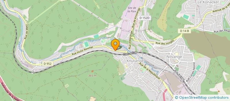 localisation de l'entreprise MONSIEUR FRANCOIS AMADEO  KNUTANGE