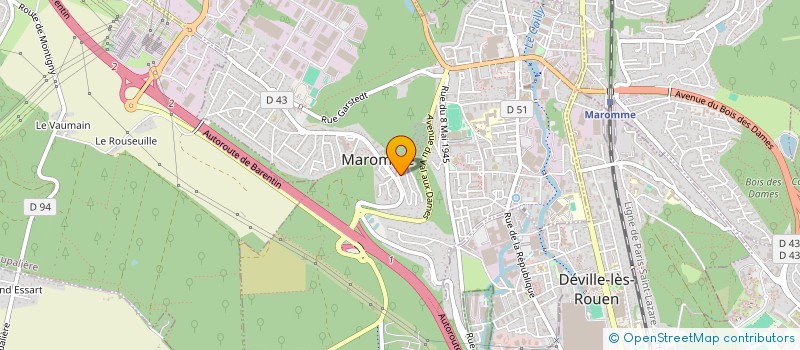 localisation de l'entreprise MONSIEUR FRANCOIS AMOURETTE  MAROMME