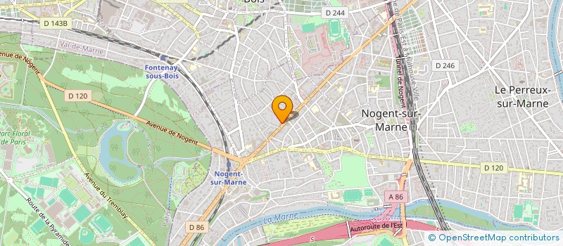 localisation de l'entreprise MONSIEUR FRANCOIS AMOUROUX  MAGNY-LE-HONGRE