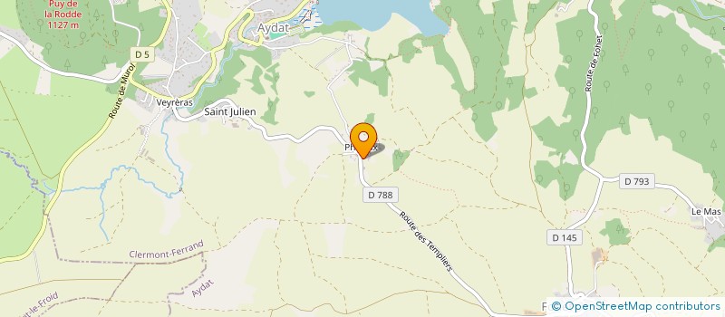 localisation de l'entreprise MONSIEUR FRANCOIS ANDANT  AYDAT