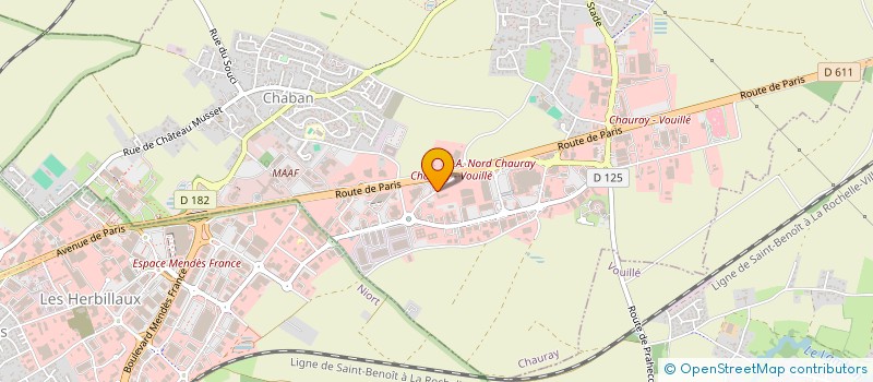 localisation de l'entreprise MONSIEUR FRANCOIS ANDRAULT  CHAURAY