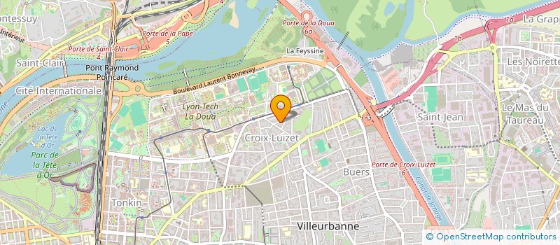 localisation de l'entreprise MONSIEUR FRANCOIS ANDREA  VILLEURBANNE