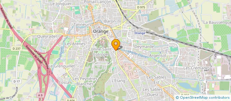 localisation de l'entreprise MONSIEUR FRANCOIS ANDRIEU à ORANGE