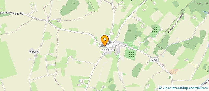 localisation de l'entreprise MONSIEUR FRANCOIS ANGOULVANT  SAINT-PIERRE-DES-BOIS