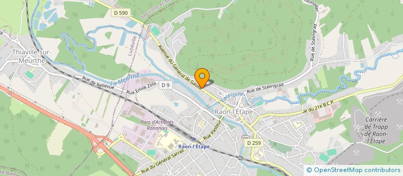 localisation de l'entreprise MONSIEUR FRANCOIS ANTEAU à RAON-L'ETAPE