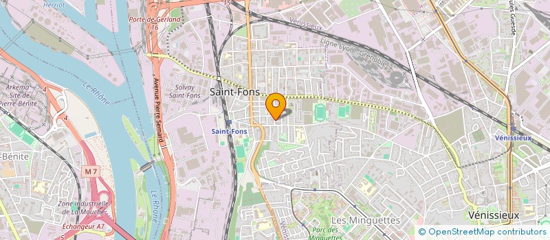 localisation de l'entreprise MONSIEUR FRANCOIS ANTUNES à SAINT-FONS