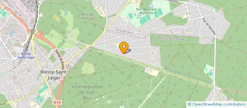 localisation de l'entreprise MONSIEUR FRANCOIS ANTUNES à BOISSY-SAINT-LEGER