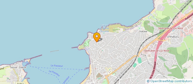 localisation de l'entreprise MONSIEUR FRANCOIS ARAMENDI  SAINT-JEAN-DE-LUZ