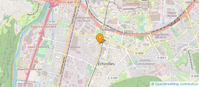 localisation de l'entreprise MONSIEUR FRANCOIS ARBIB à ECHIROLLES