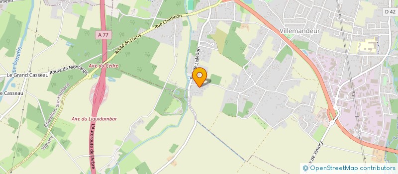 localisation de l'entreprise MONSIEUR FRANCOIS ARCHENAULT à VILLEMANDEUR