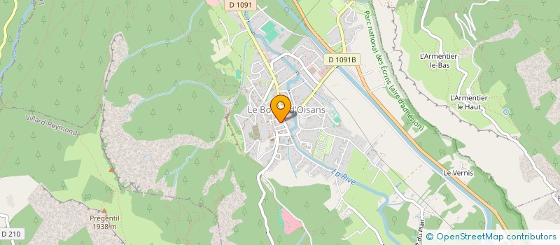 localisation de l'entreprise MONSIEUR FRANCOIS ARNAUD  LE BOURG-D'OISANS