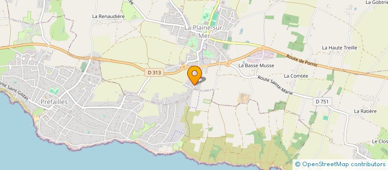 localisation de l'entreprise MONSIEUR FRANCOIS ARNAUD à LA PLAINE-SUR-MER
