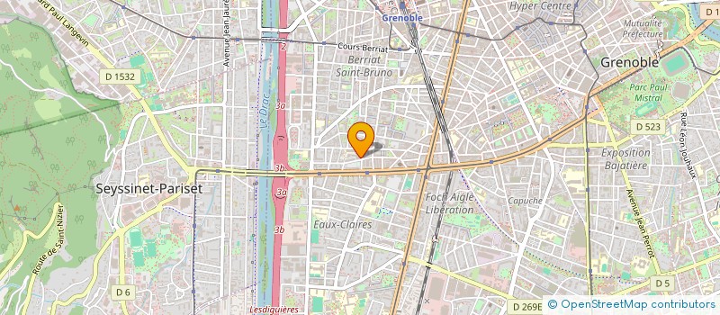 localisation de l'entreprise MONSIEUR FRANCOIS ARRAMY  GRENOBLE