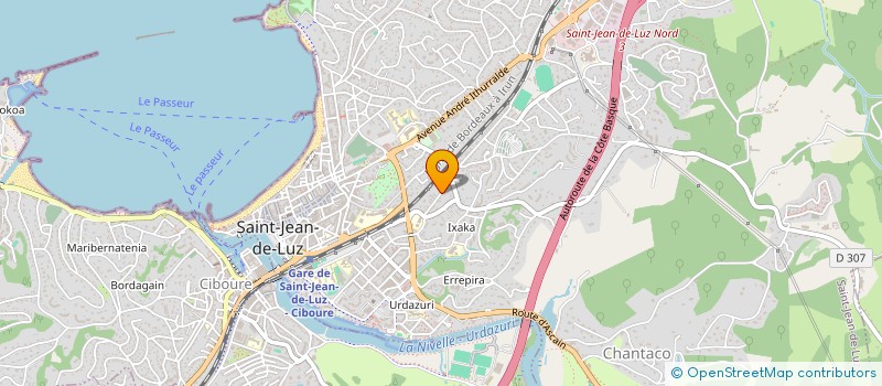 localisation de l'entreprise MONSIEUR FRANCOIS ARSAUT  SAINT-JEAN-DE-LUZ