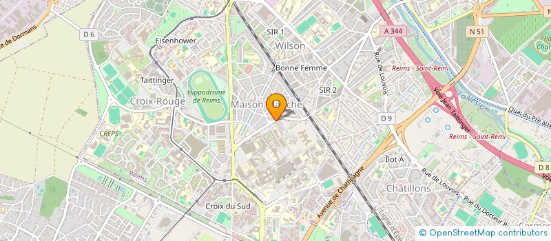 localisation de l'entreprise MONSIEUR FRANCOIS ASTORGA BERROCAL  REIMS