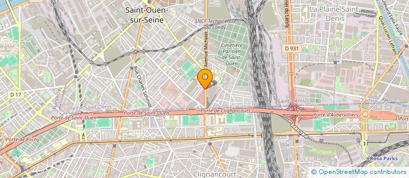 localisation de l'entreprise MONSIEUR FRANCOIS ATHANE à SAINT-OUEN-SUR-SEINE