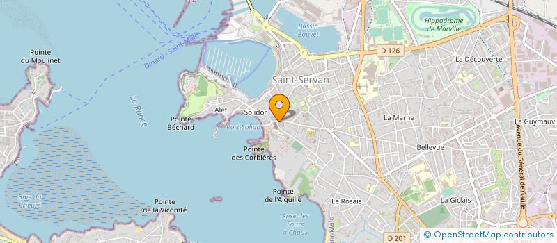 localisation de l'entreprise MONSIEUR FRANCOIS AUBAUX à SAINT-MALO