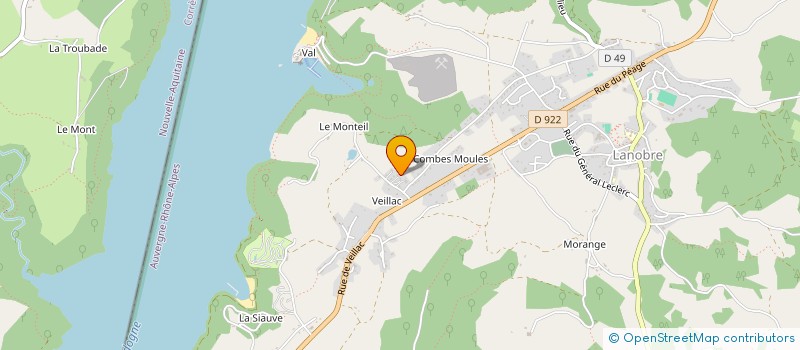 localisation de l'entreprise MONSIEUR FRANCOIS AUBERT à LANOBRE