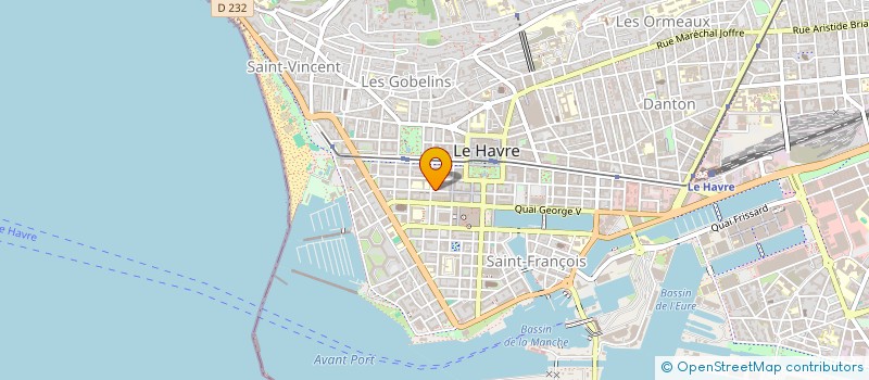 localisation de l'entreprise MONSIEUR FRANCOIS AUBERT à LE HAVRE