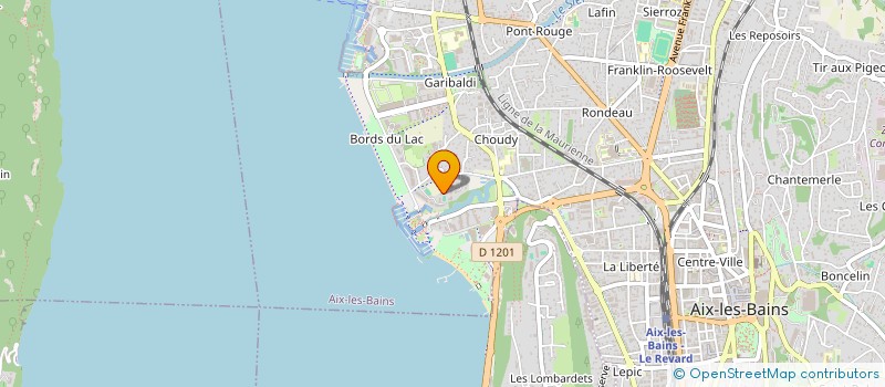 localisation de l'entreprise MONSIEUR FRANCOIS AUBERT  AIX-LES-BAINS