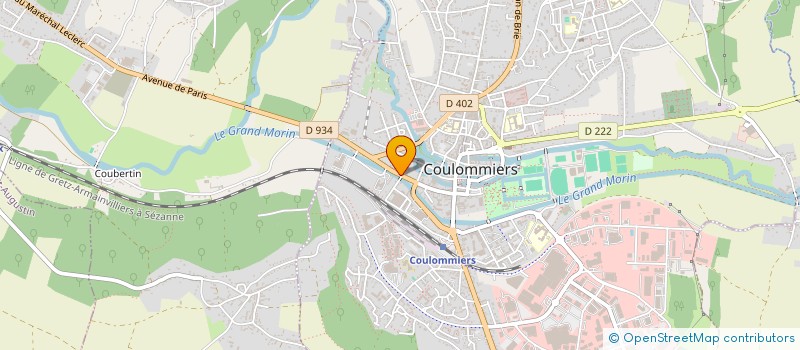 localisation de l'entreprise MONSIEUR FRANCOIS AUBRY à COULOMMIERS