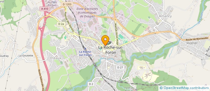 localisation de l'entreprise MONSIEUR FRANCOIS AUBRY  LA ROCHE-SUR-FORON