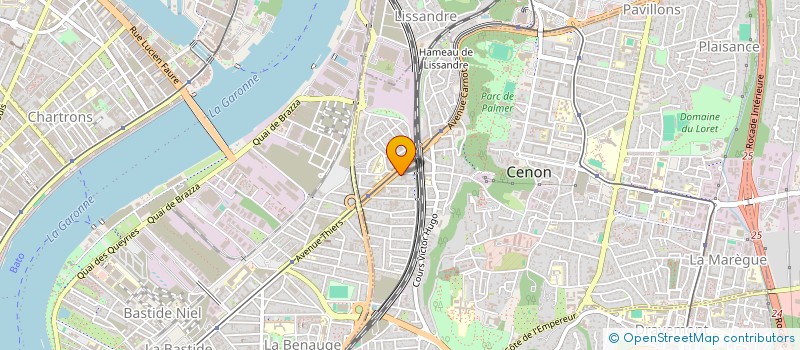 localisation de l'entreprise MONSIEUR FRANCOIS AUDET-LAPOINTE  CENON