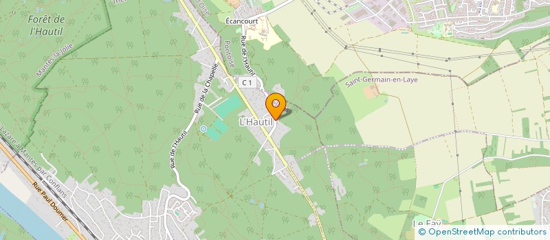 localisation de l'entreprise MONSIEUR FRANCOIS AUDIBERT  TRIEL-SUR-SEINE