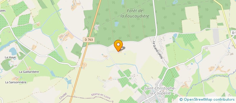 localisation de l'entreprise MONSIEUR FRANCOIS AUDOIN  OREE-D'ANJOU