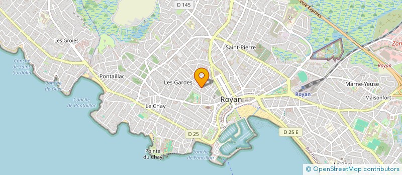 localisation de l'entreprise MONSIEUR FRANCOIS AUDOUX  ROYAN