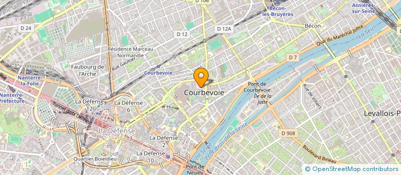 localisation de l'entreprise MONSIEUR FRANCOIS AUDREN à COURBEVOIE