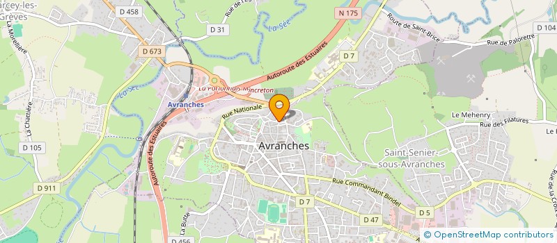 localisation de l'entreprise MONSIEUR FRANCOIS AUFFRAY à AVRANCHES