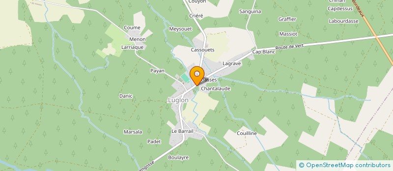 localisation de l'entreprise MONSIEUR FRANCOIS AUROUX  LUGLON