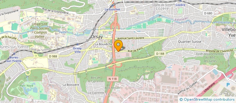localisation de l'entreprise MONSIEUR FRANCOIS AUTIN à ORSAY