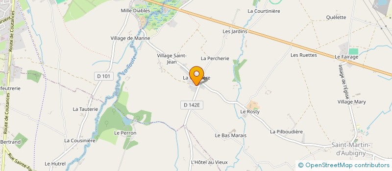 localisation de l'entreprise MONSIEUR FRANCOIS AUVRAY  SAINT-MARTIN-D'AUBIGNY