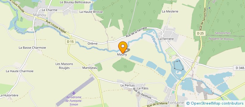 localisation de l'entreprise MONSIEUR FRANCOIS AVELINE à FONTAINE-SIMON