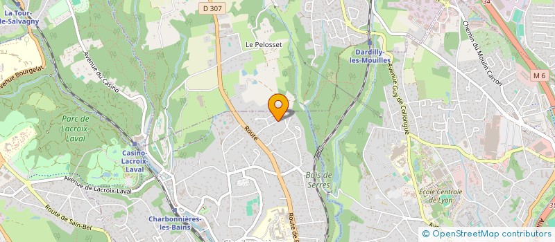 localisation de l'entreprise MONSIEUR FRANCOIS AYMONIER à CHARBONNIERES-LES-BAINS