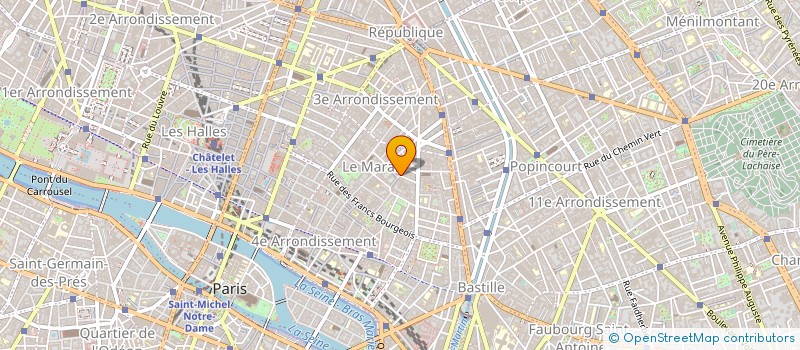 localisation de l'entreprise MONSIEUR FRANCOIS AYRAUD  PARIS