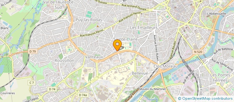 localisation de l'entreprise MONSIEUR FRANCOIS AZANG EDZOA à LIMOGES