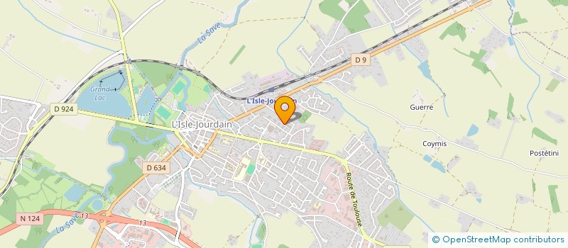 localisation de l'entreprise MONSIEUR FRANCOIS BABIN  L'ISLE-JOURDAIN