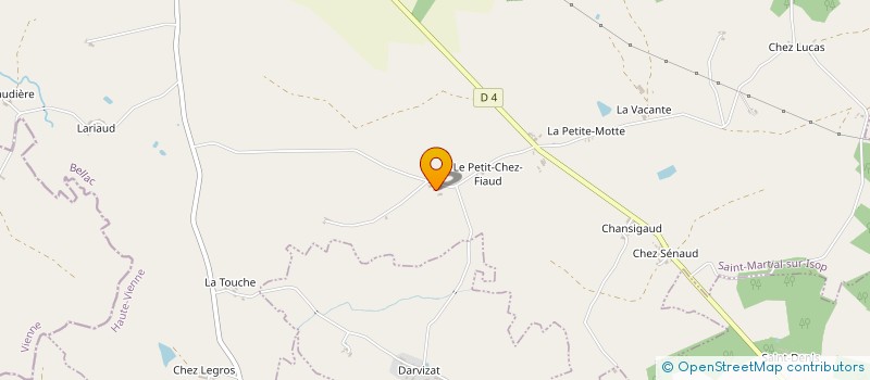 localisation de l'entreprise MONSIEUR FRANCOIS BACHELLERIE à SAINT-MARTIAL-SUR-ISOP