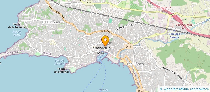 localisation de l'entreprise MONSIEUR FRANCOIS BAGUE à SANARY-SUR-MER