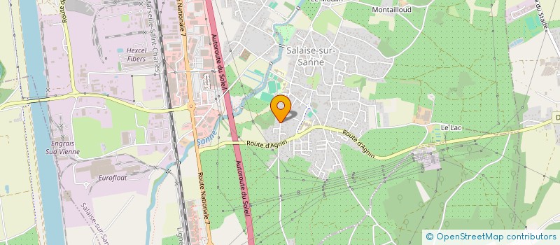 localisation de l'entreprise MONSIEUR FRANCOIS BAHR  SALAISE-SUR-SANNE