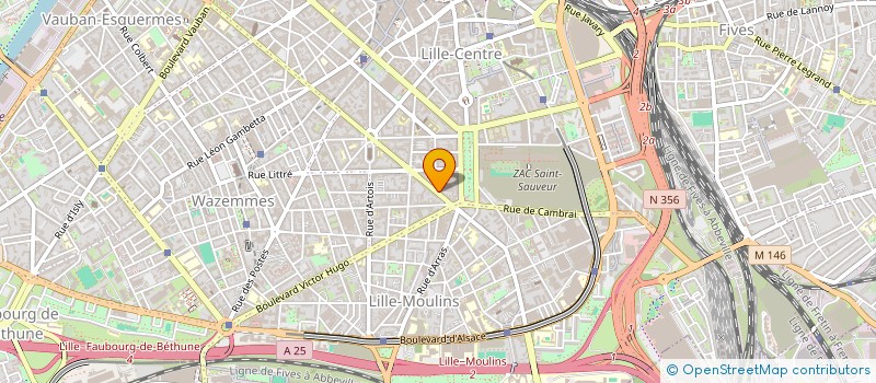 localisation de l'entreprise MONSIEUR FRANCOIS BAILLIET à LILLE