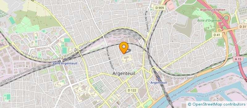 localisation de l'entreprise MONSIEUR FRANCOIS BALAY  ARGENTEUIL