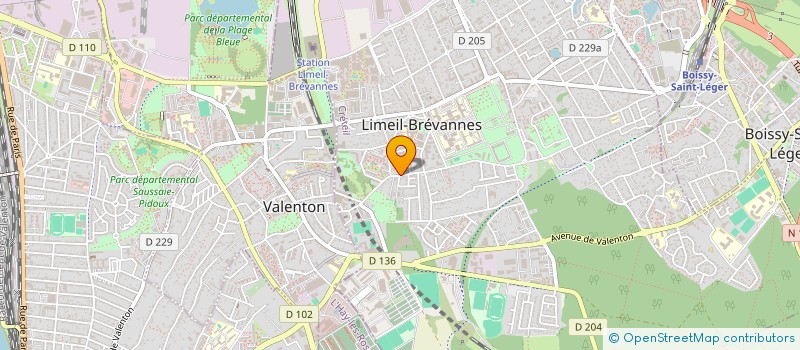 localisation de l'entreprise MONSIEUR FRANCOIS BALI  LIMEIL-BREVANNES