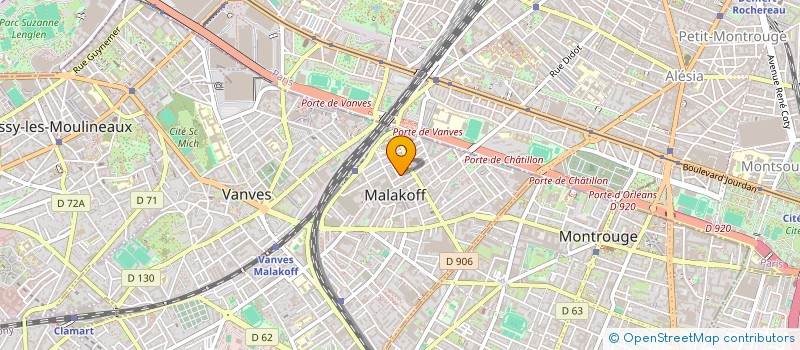 localisation de l'entreprise MONSIEUR FRANCOIS BALIAN à MALAKOFF