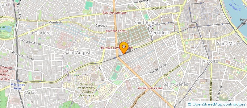 localisation de l'entreprise MONSIEUR FRANCOIS BALMADIER  BORDEAUX