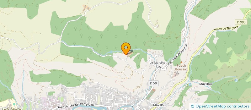 localisation de l'entreprise MONSIEUR FRANCOIS BALMES  ST-AFFRIQUE